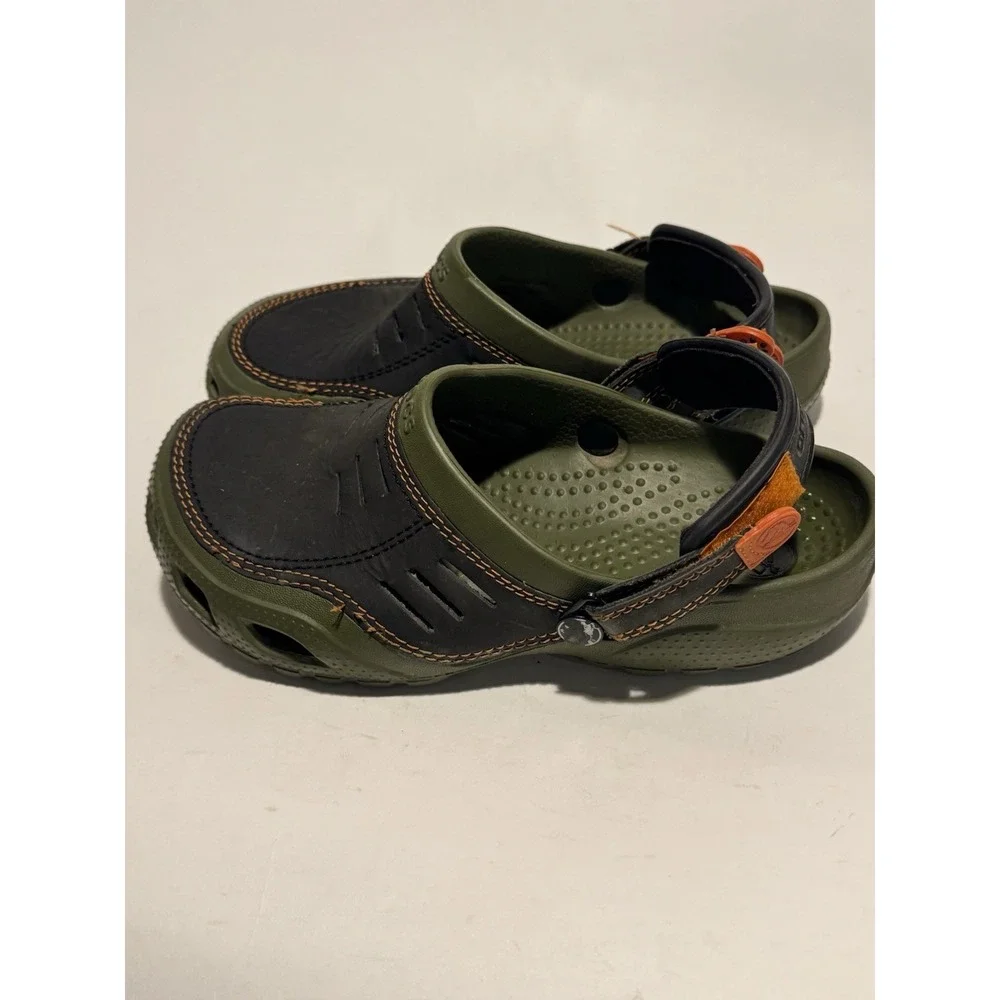Crocs Men's Yukon Vista II LiteRide Clog Sandal 8 Green Camo